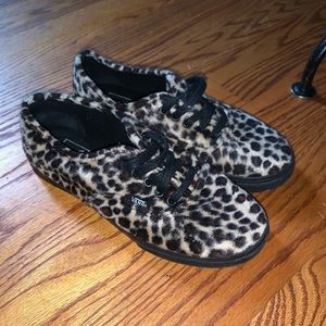 Vans Authhentic Lo Pro Furry Fuzzy Leopard